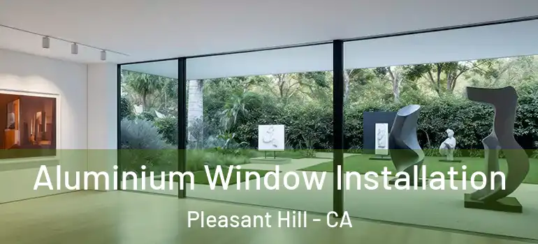  Aluminium Window Installation Pleasant Hill - CA