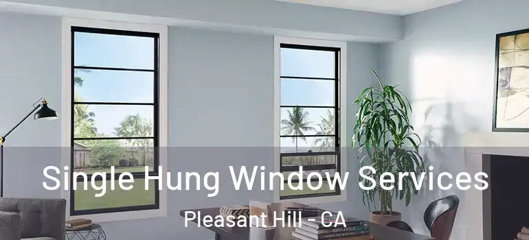  Single Hung Window Services Pleasant Hill - CA