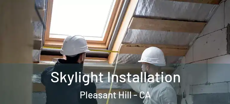  Skylight Installation Pleasant Hill - CA