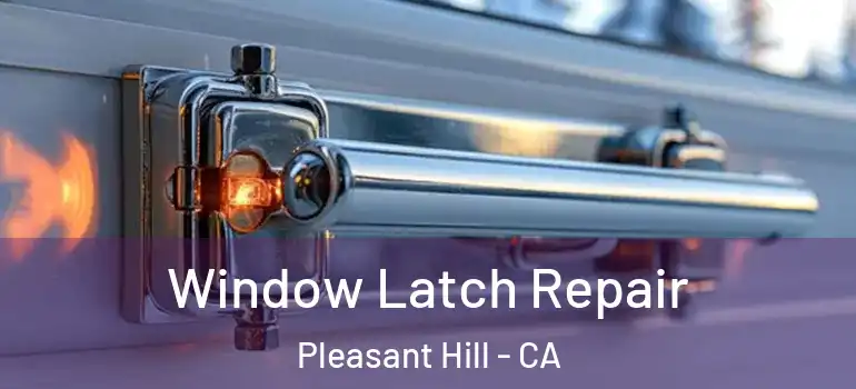  Window Latch Repair Pleasant Hill - CA